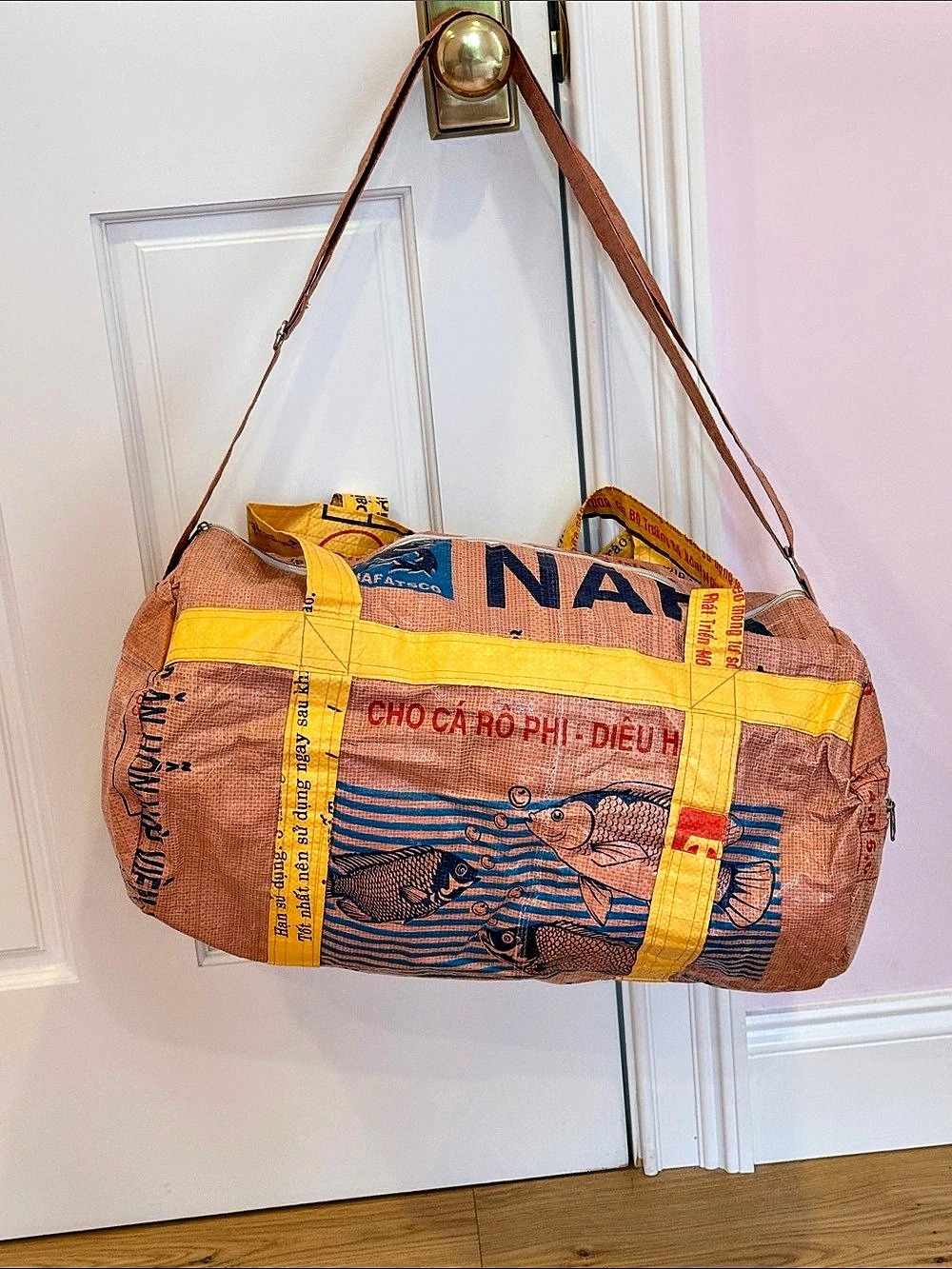 Weekender Duffel made from recycled materials